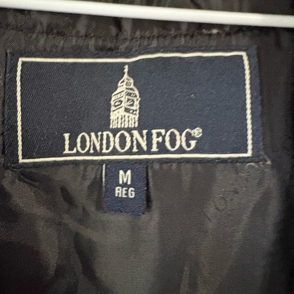 London Fog Women’s Medium Red Removable Hooded Jacket, fleece lined removable - Picture 9 of 10